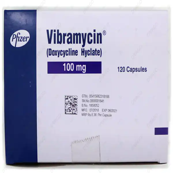 Vibramycin Capsules 100mg